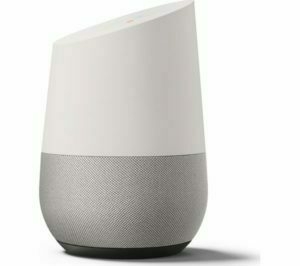 Foto van de Google Home slimme speaker voor in huis